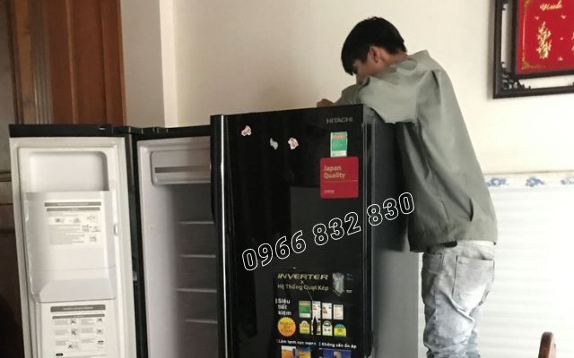 sửa tủ lạnh Hitachi tại Đức Giang Long Bien 